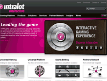 Tablet Screenshot of intralotinteractive.com